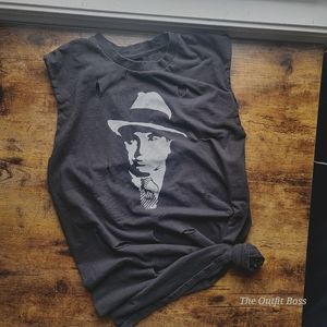 Chicago Mobster Al Capone Distressed Shirt